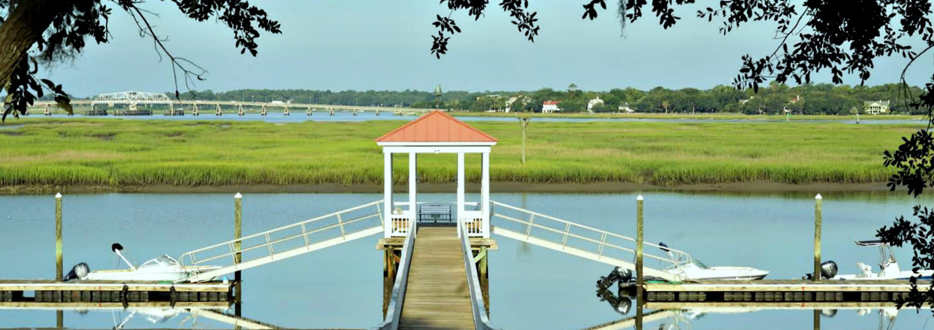 Newpoint. A residential community on Ladys Island, South Carolina