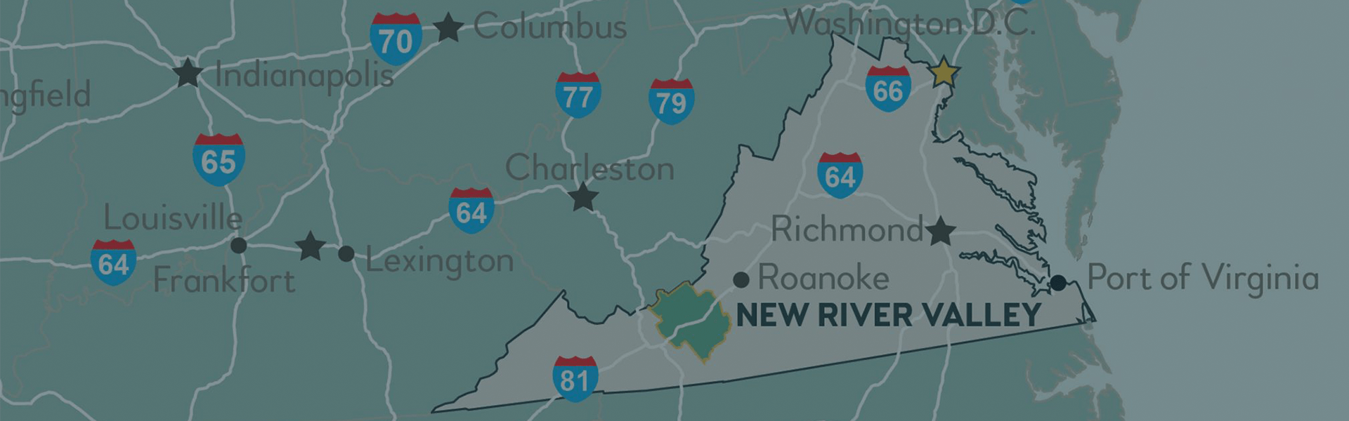 Regional Maps Virginia's New River Valley