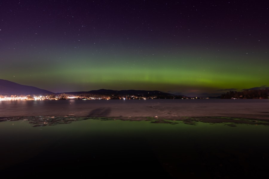 Lake region lights up with Northern Lights