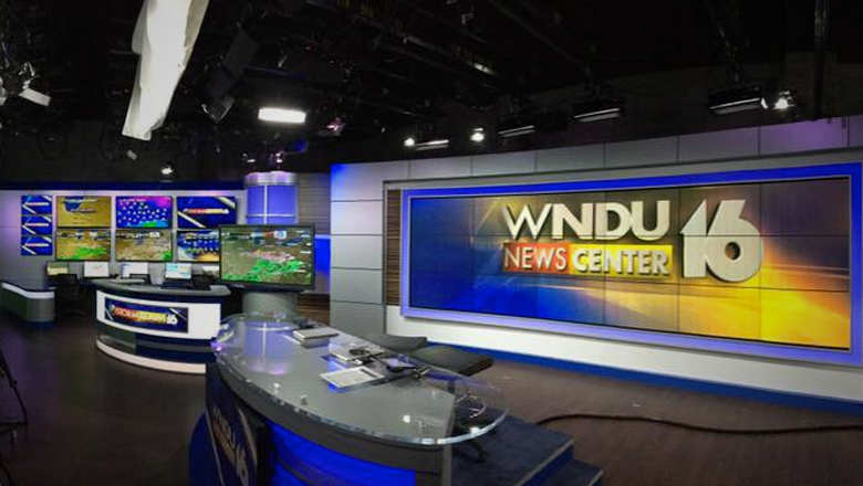 Indiana station goes big with video wall on new set NewscastStudio