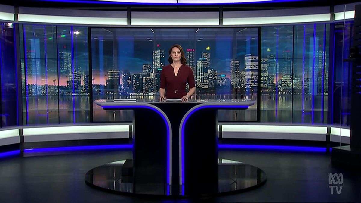 ABC News Perth Broadcast Set Design Gallery