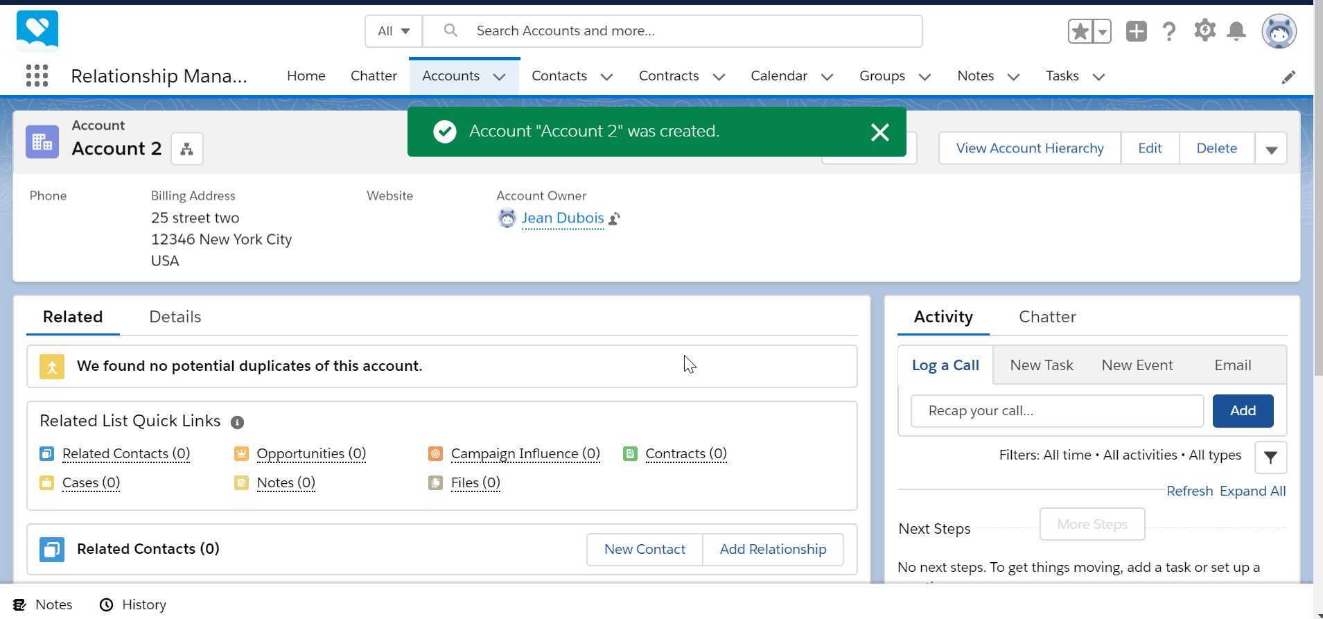 How to add new account in Sales Force Lightning #Salesforce.