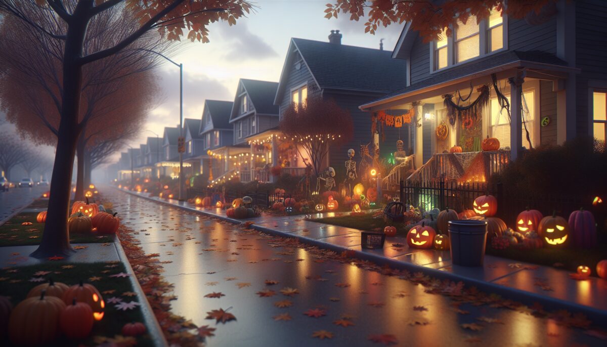 Yearround Halloween celebration by Lorna and Richard Sangster
