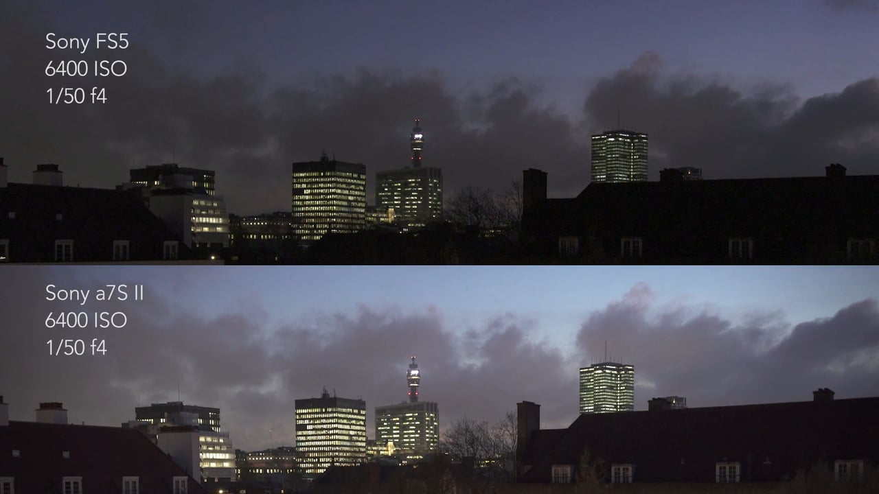 Sony FS5 vs a7S II A quick and dirty low light comparison Newsshooter