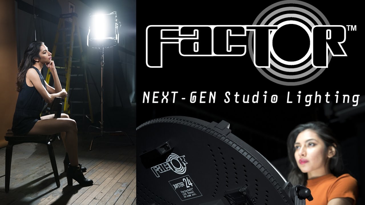 FACTOR LED Lights Powerful NEXT GEN Studio Lighting Newsshooter