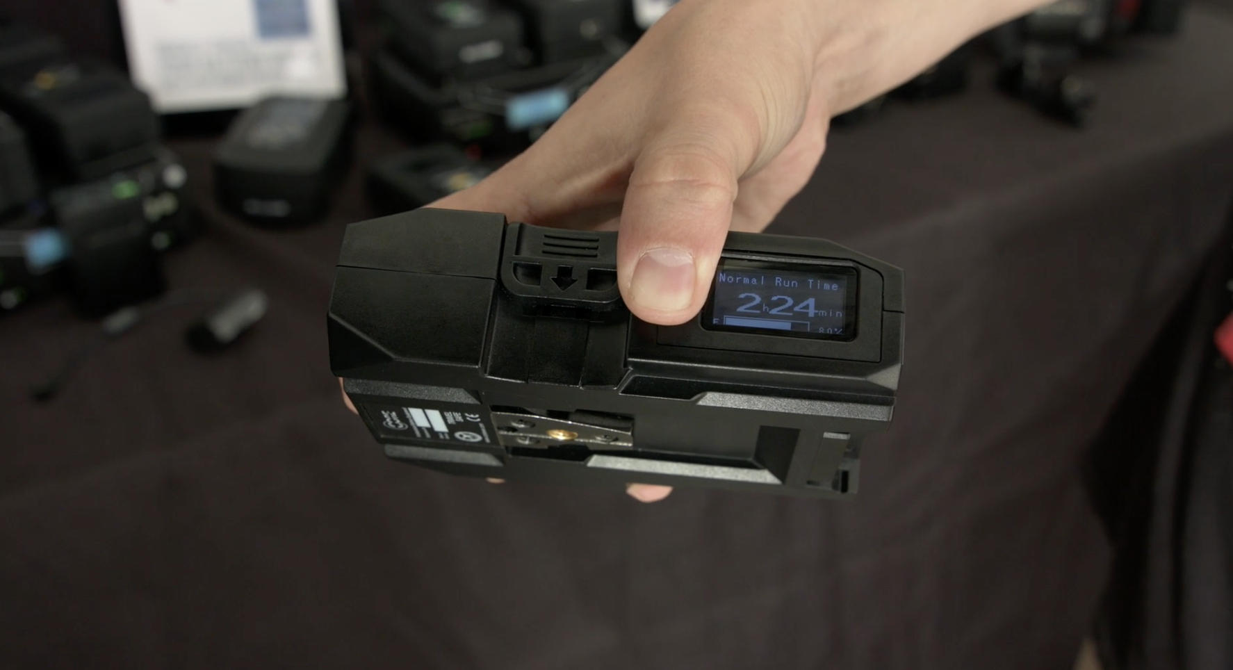 Core SWX VMount Powerbase. Power a DSLR or mirrorless camera for hours