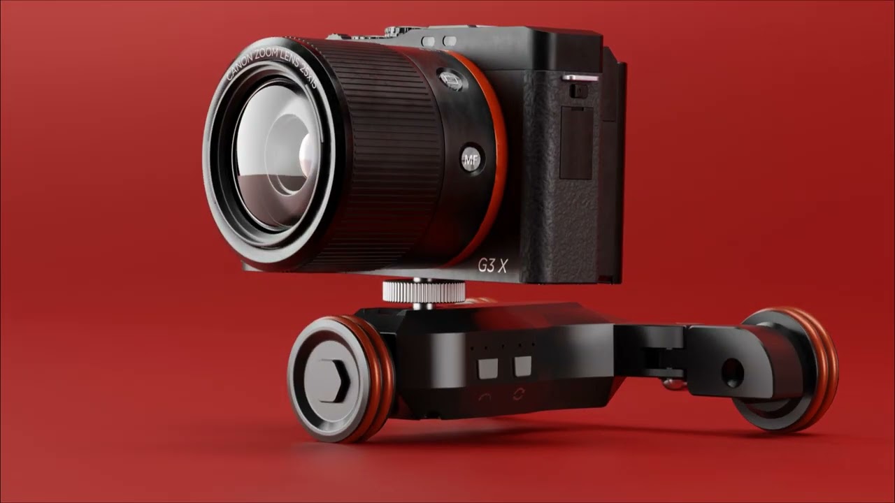 TELESIN Motorized Camera Dolly Slider Smart Remote Control Camera Car