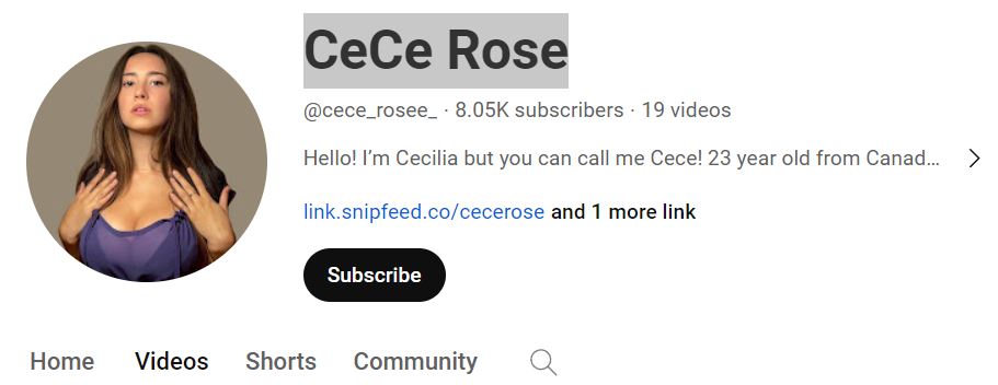 Who is Cece Rose? Age, Height, BIO, Net Worth, Family, Boyfriend, Wiki