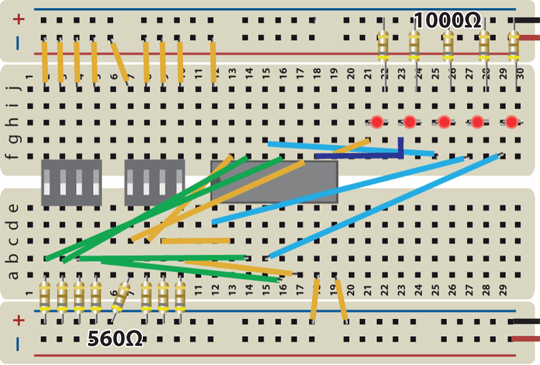 4 Bit Calculator Circuit Diagram