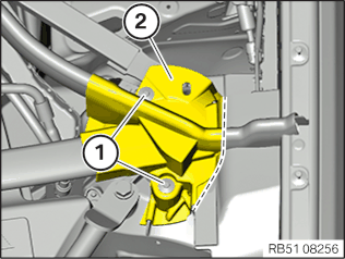 Remove & install/replace strut brace