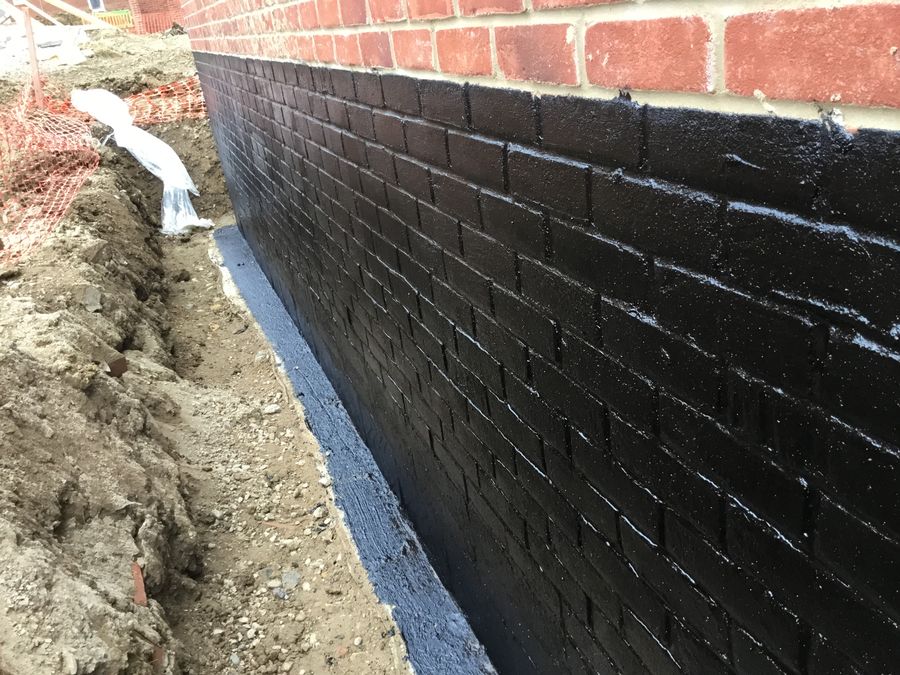 Exterior Foundation Waterproofing Membrane