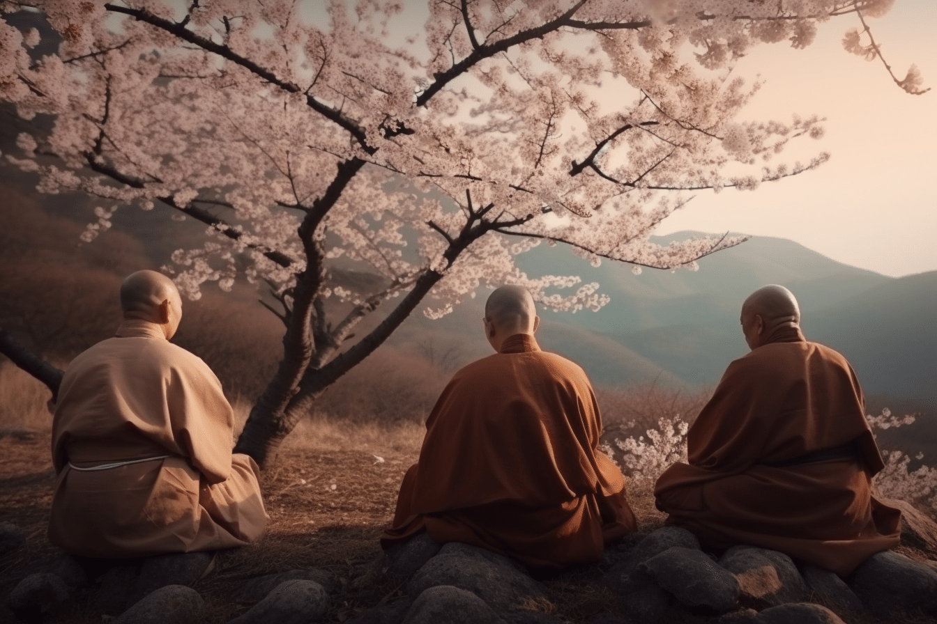 Three Laughing Monks Story Zen Motivation New Trader U