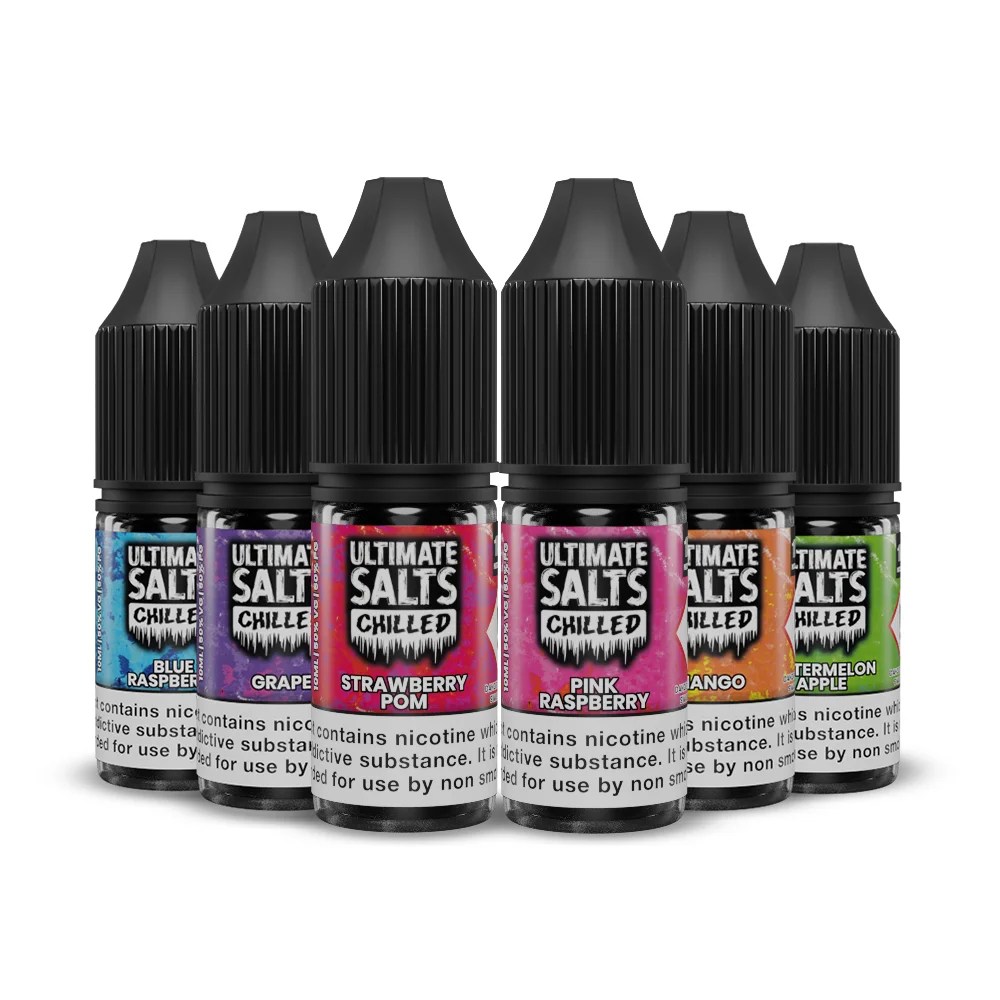 Ultimate Salts Chilled Range 10ml Nic Salt Eliquid