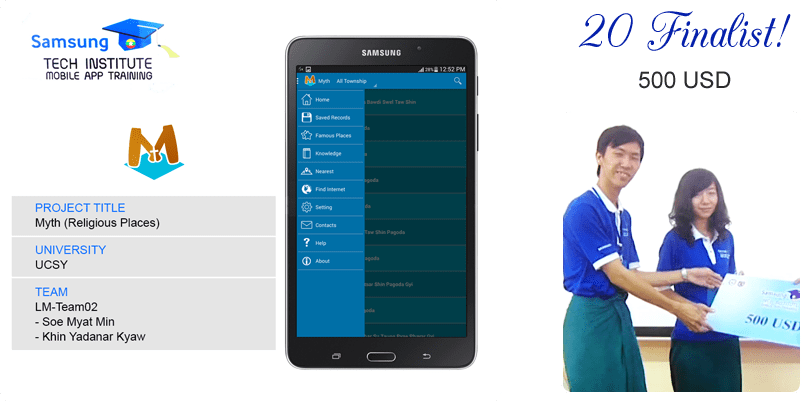 2014 Students &amp, Winner List Mobile App Development Myanmar, Myanmar