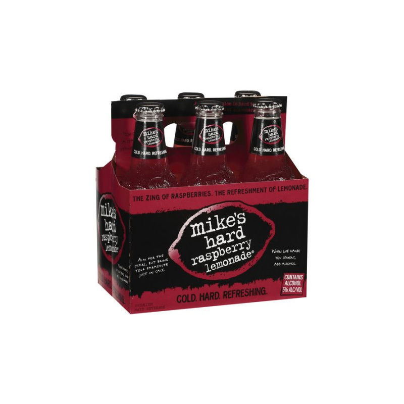 Mike’s Raspberry Lemonade 11.2 oz Bottle 24pk Case New York Beverage