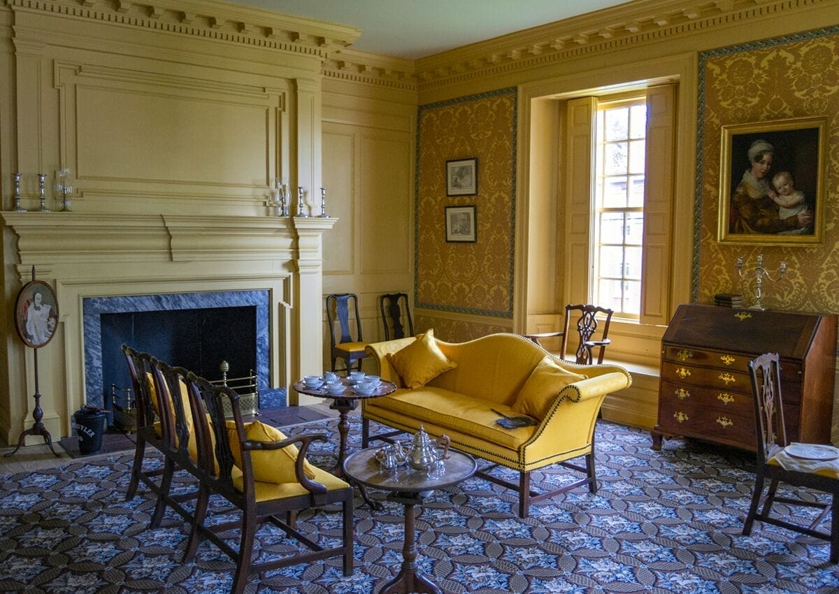 Schuyler Mansion Historic Sites in Albany New York by Rail