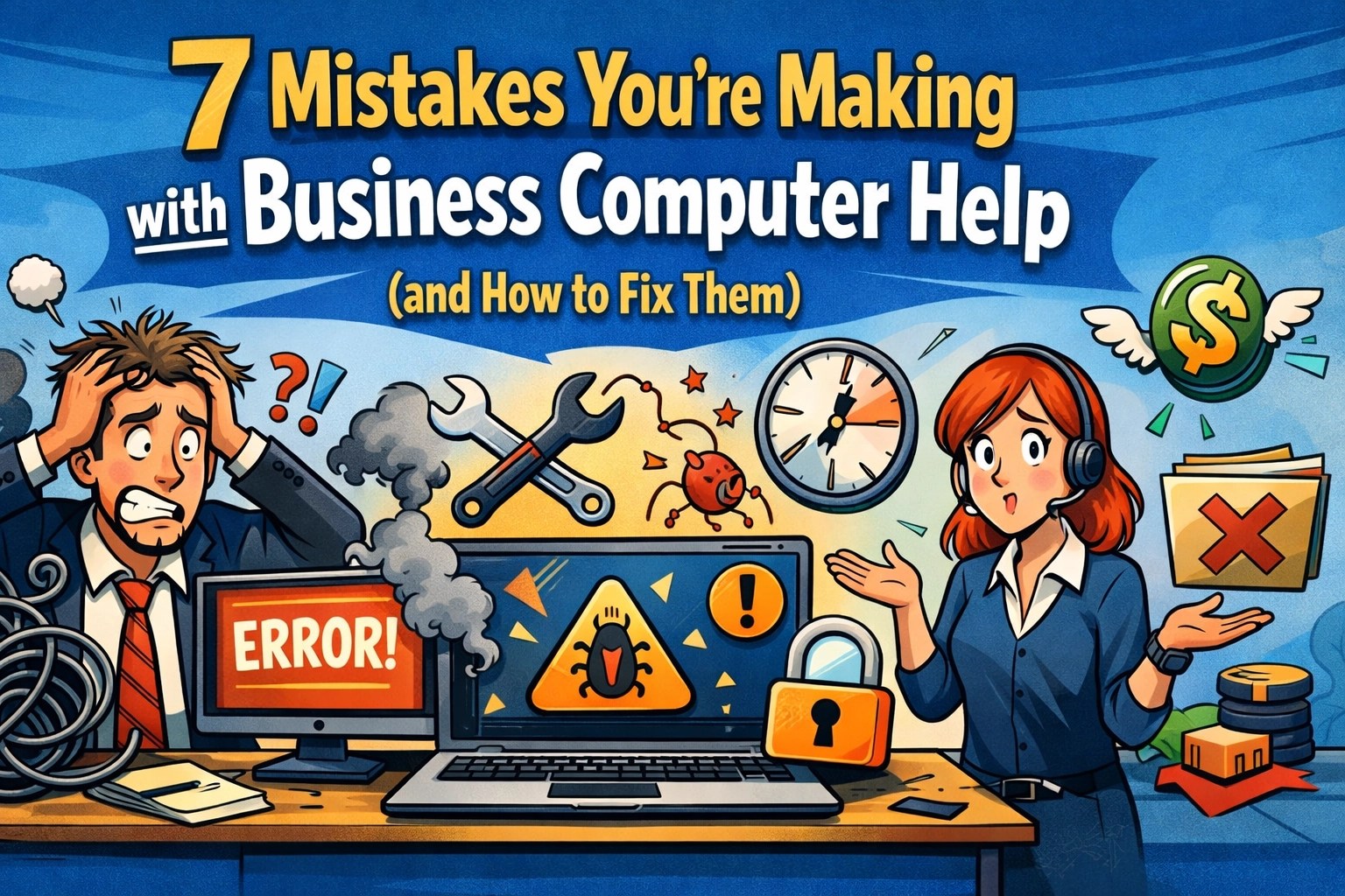 7 Mistakes You're Making with Business Computer Help (and How to Fix