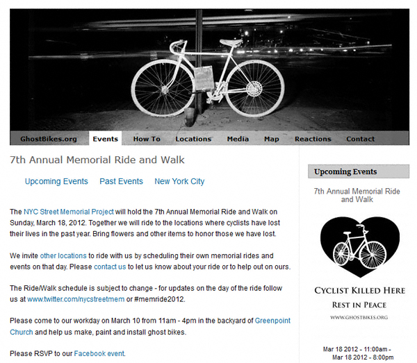 From The New York Shitty Inbox, Part II 7th Annual Memorial Ride