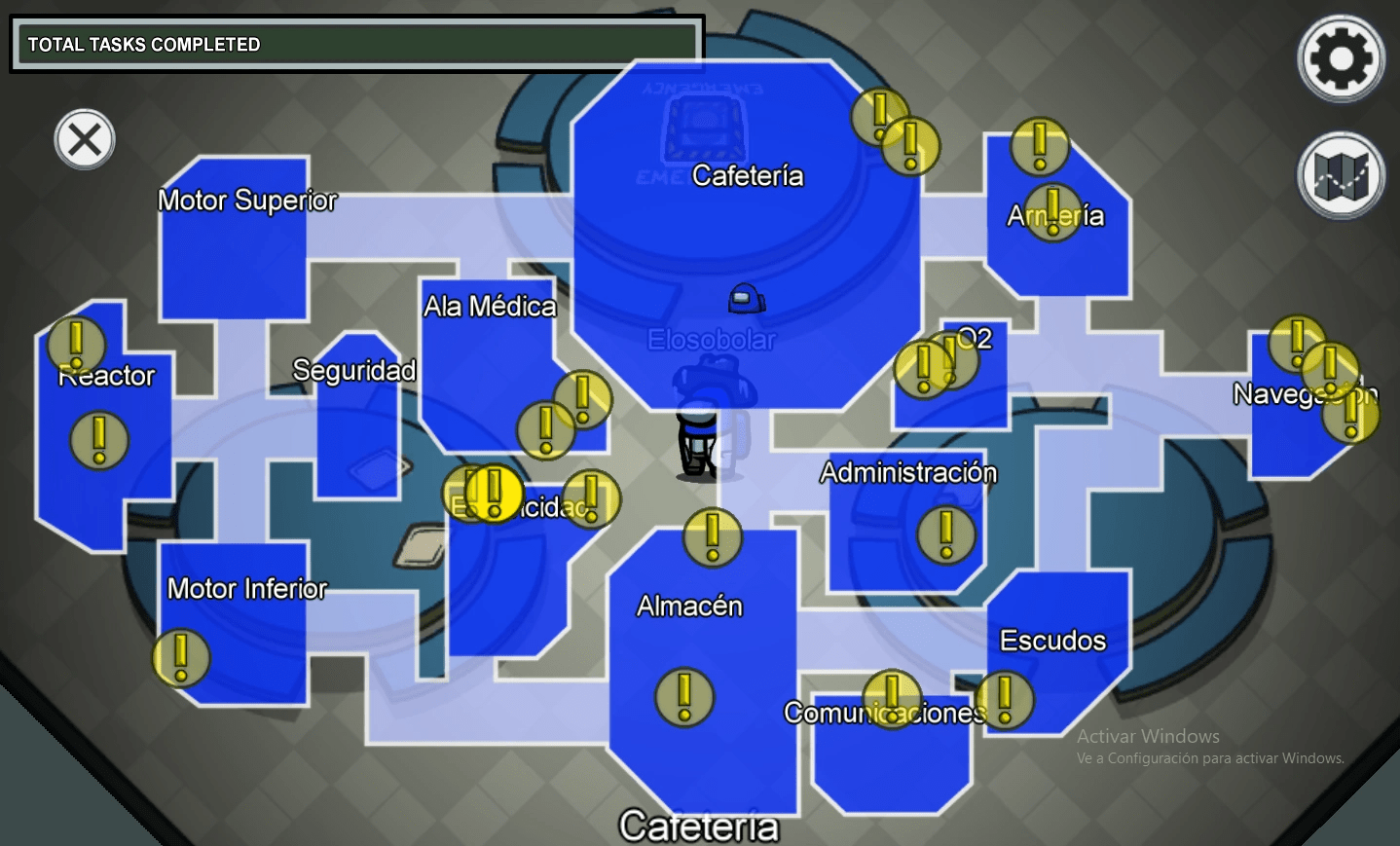 Among Us cómo se puede jugar con el mapa invertido secreto