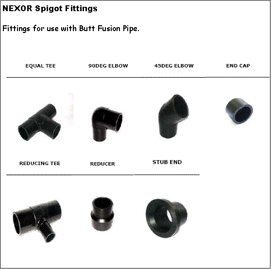 Nexor Spigot Fittings