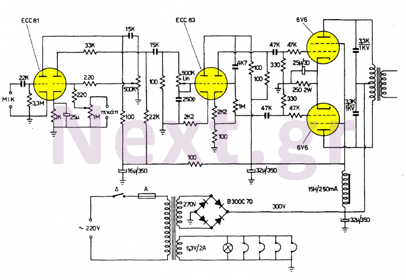 vacuum tube valve circuit Audio Circuits Next.gr