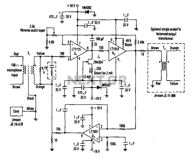 Audio Preamplifiers Circuits Audio Circuits Next.gr