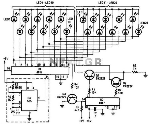 100 Led Running Light Circuit Diagram Pdf | Shelly Lighting