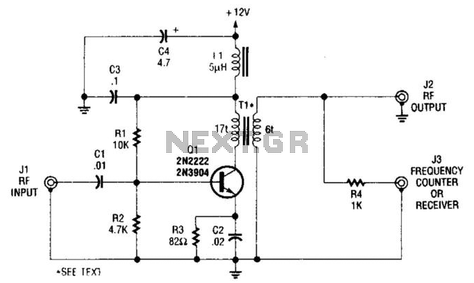 2N2222A WIDEBAND AMPLIFIER DRIVER