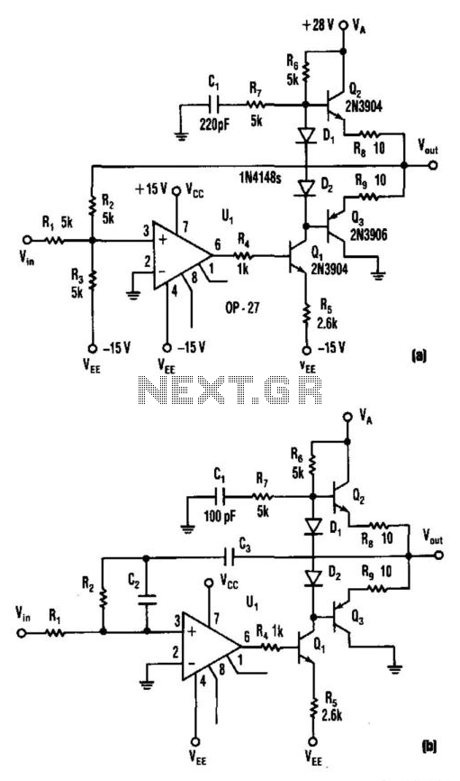Compound Op Amp Vco Driver under Buffer Circuits 14262 Next.gr