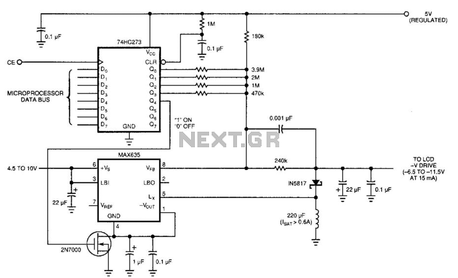 Simple Lcd Display Power Supply under ACDC & DCDC Circuits 14290