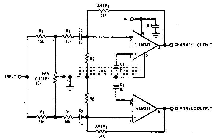 audio mixer circuit : Audio Circuits :: Next.gr