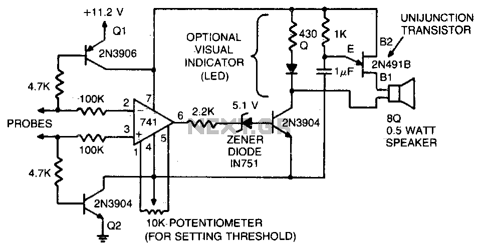 Low resistance continuity tester under Meters Circuits