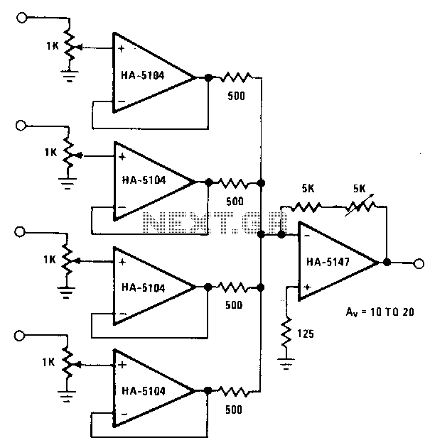 audio mixer circuit Audio Circuits Next.gr
