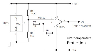 basic lm35 temperature sensor circuit | Next Electronics