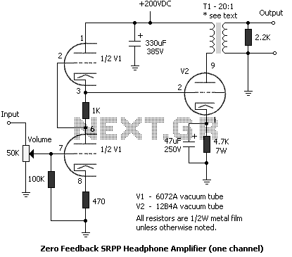 42 tube amplifier schematic