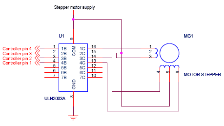 stepper motor driver circuit diagram | Next Electronics