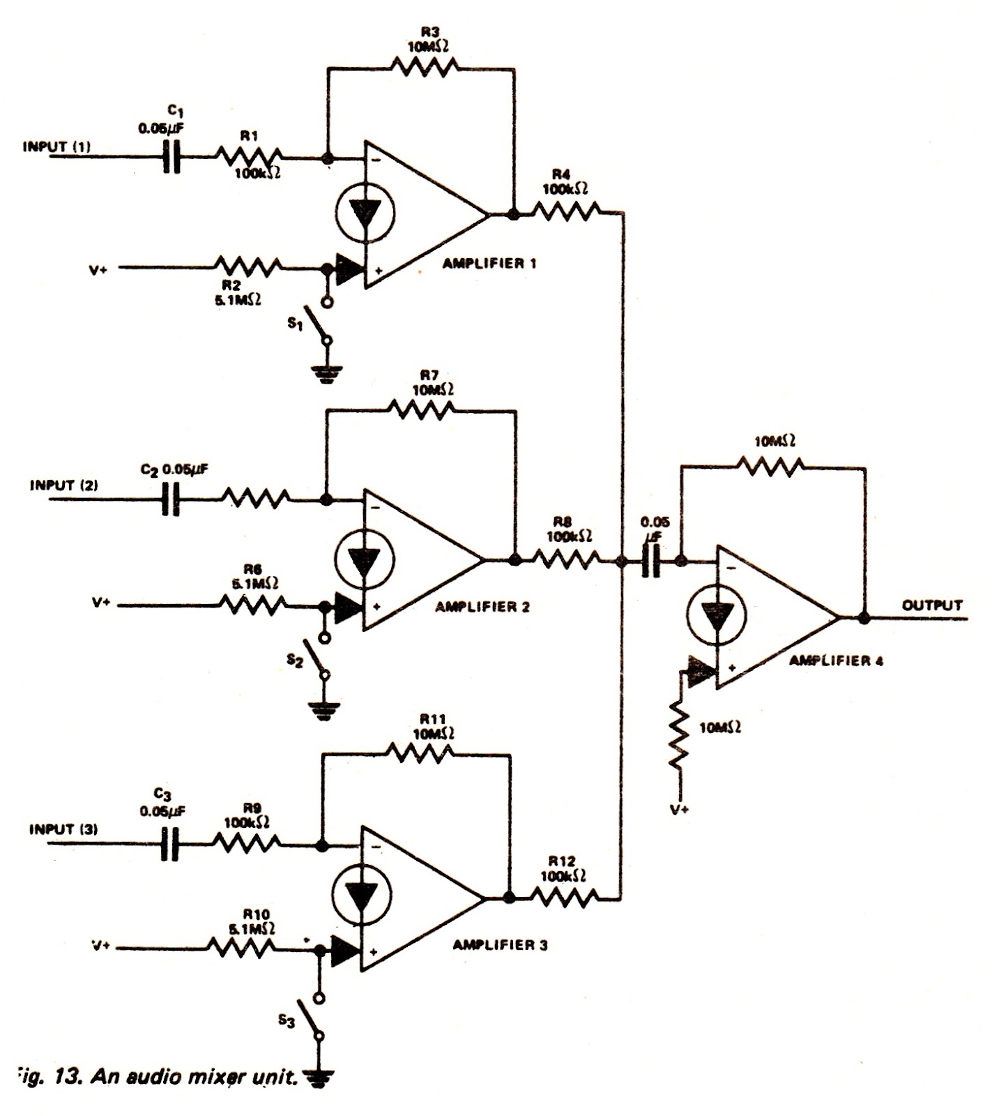 Simple Audio Mixer Circuits Under Repository 24861 Next Gr