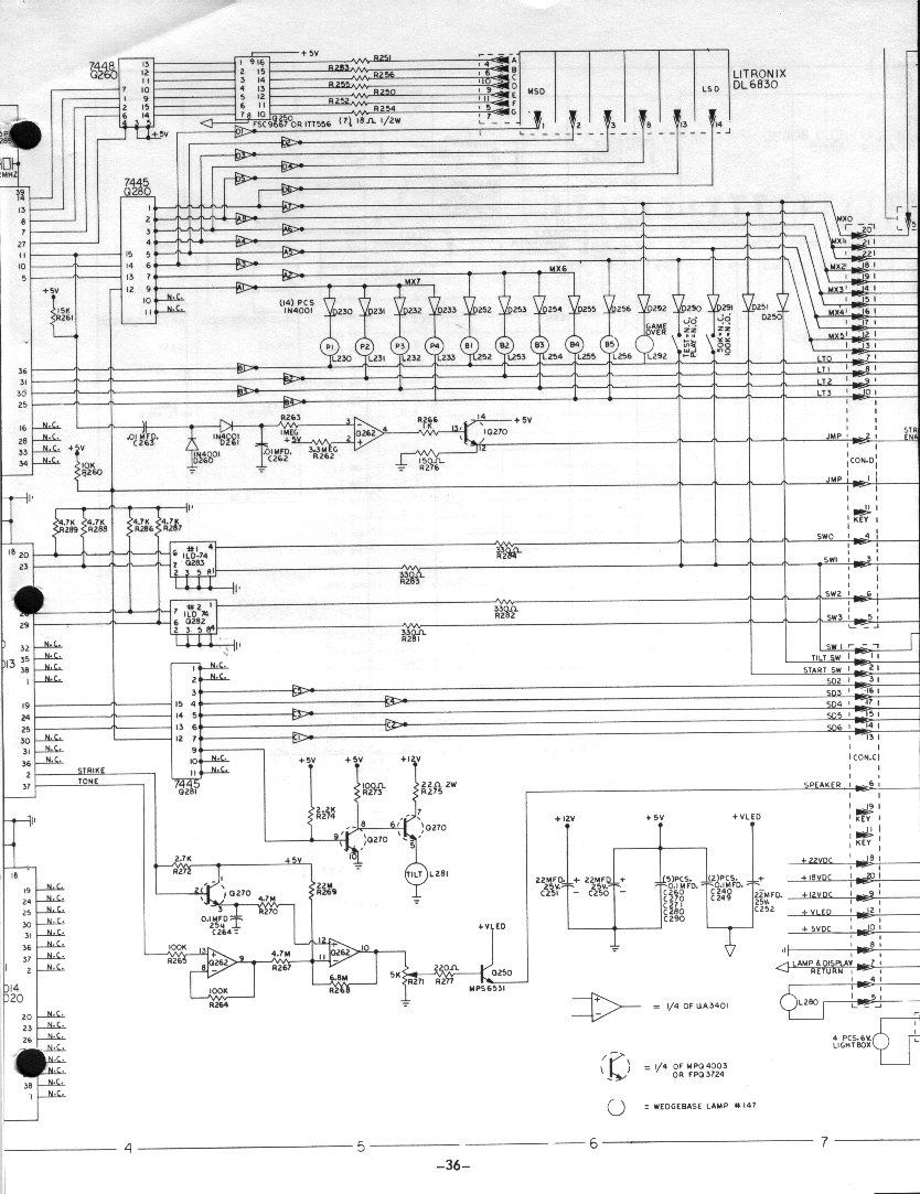 Pinball Game Schematics under Repositorycircuits 53679 Next.gr