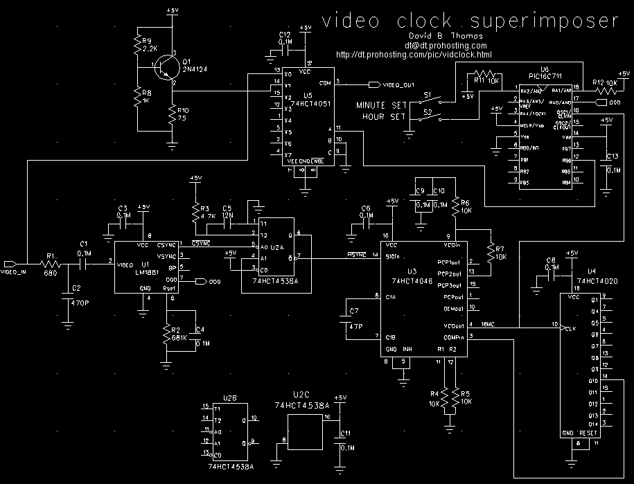 Video Clock Superimposer under Clock Circuits 2390 Next.gr