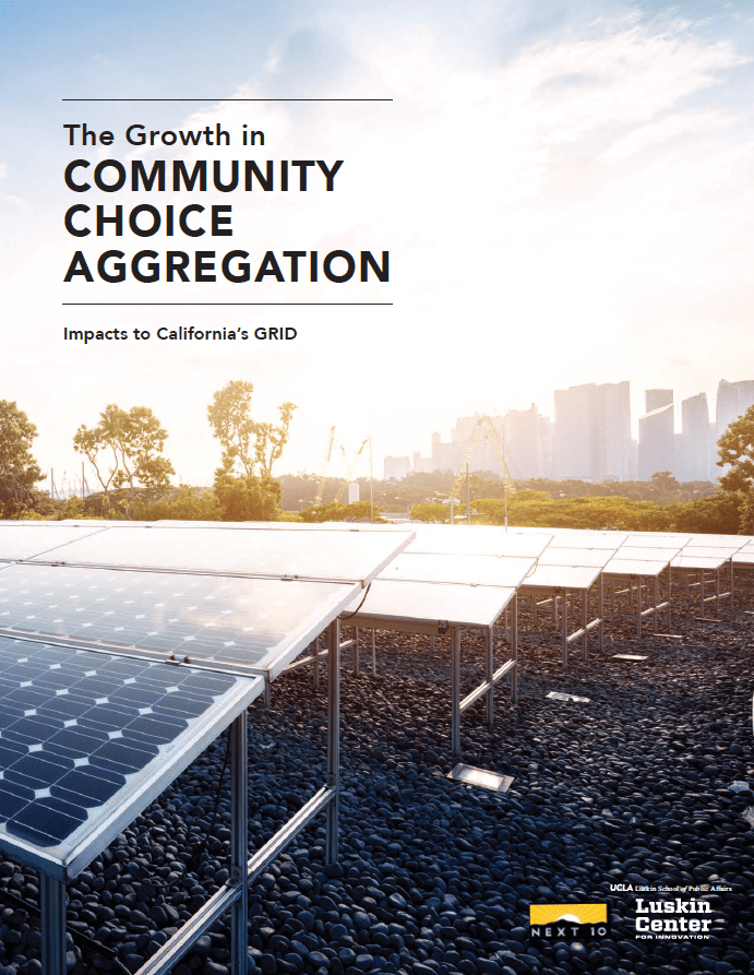 The Growth in Community Choice Aggregation Impacts to California's