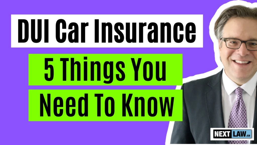 DUI Car Insurance 5 Things You Need to Know