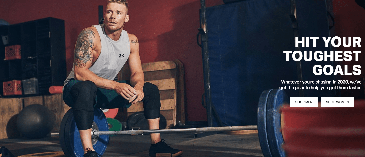 Under Armour new promotion The Only Way is Through Next Level Guy