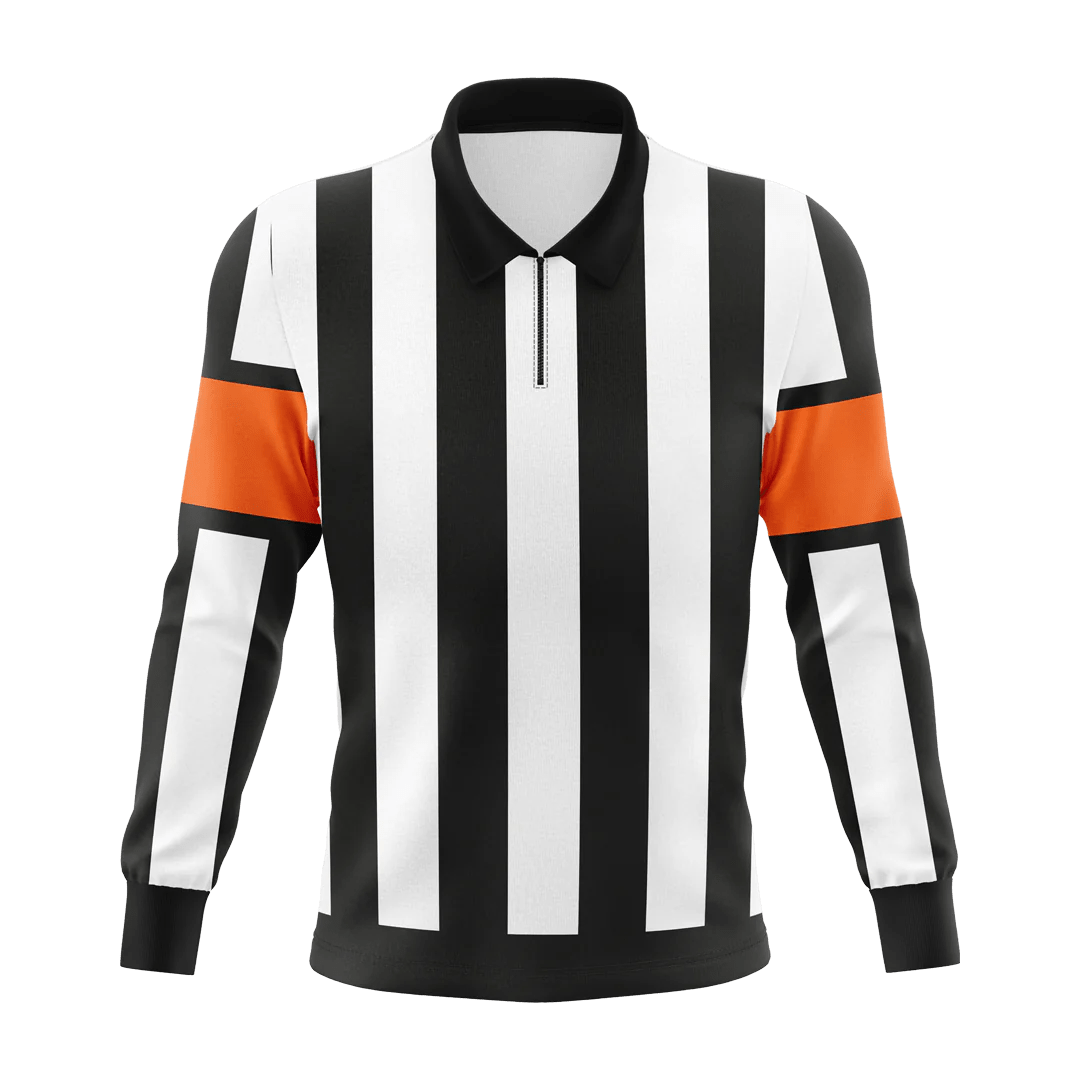 Black Biscuit Sublimated Hockey Referee Jersey Next Level Pro Shop