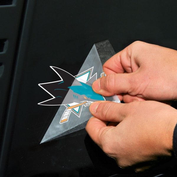 SAN JOSE SHARKS PERFECT CUT DECAL 4" X 4" Next Level Pro Shop