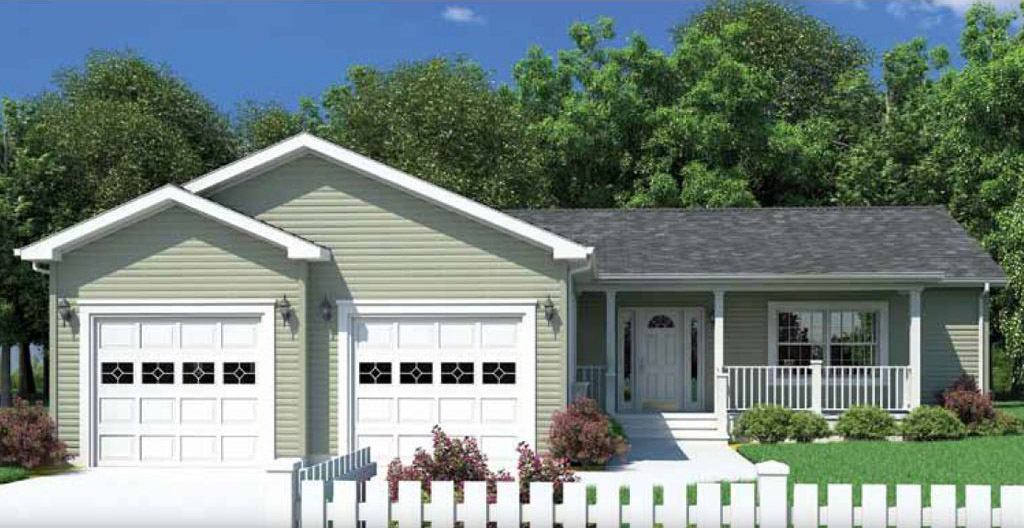 Lexington Ranch Modular Home 1,400 SF 3 Bed 2 Bath Next Modular