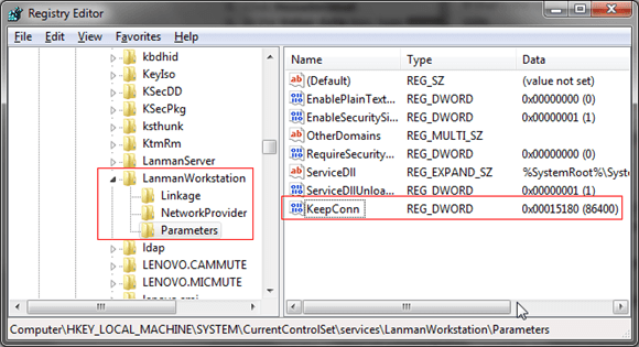 How To Fix The Red X On The Icon Of Mapped Network Drives In Windows 7 