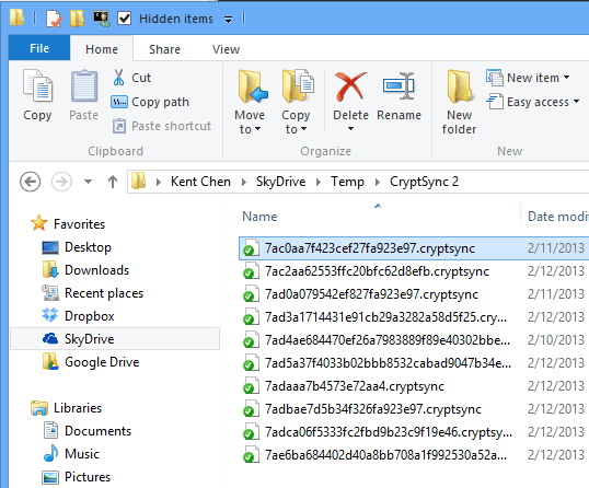 Sync Files To An Encrypted Folder with CryptSync Next of Windows