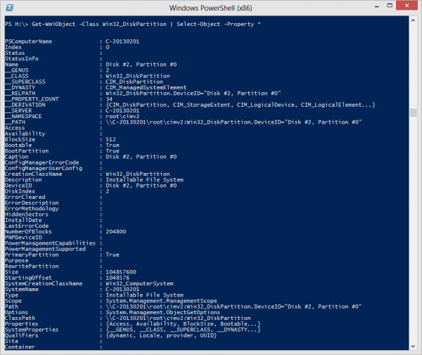 [PowerShell Tip] Using WMIObject to Check Disk Partitions Info and ...