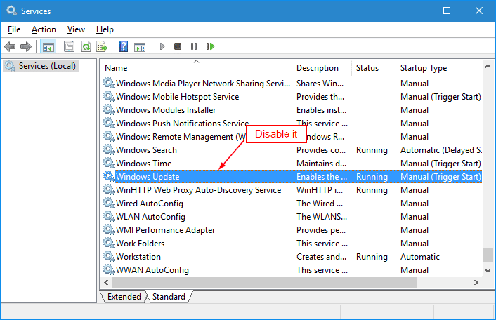 How To Disable Windows Update AutoUpdate in Windows 10