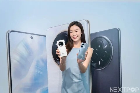 realme 14 5G（右）與realme 14 Pro（左）。（圖・Matt Kan）